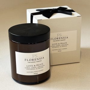 LOVE AND PEACE - Natural Wax Candle